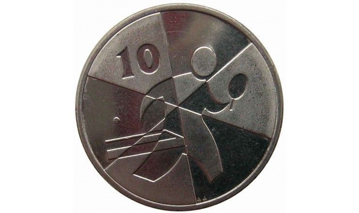 Гибралтар 10 пенсов 2019 г. (Островные игры) Гибралтар 10 пенсов 2019 г. (Островные игры)