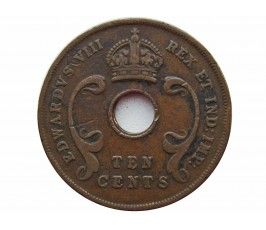 Британская Восточная Африка 10 центов 1936 г.