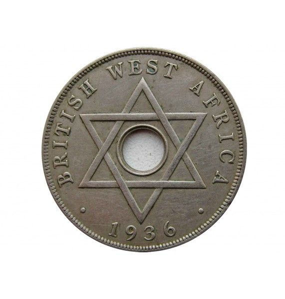 Британская Западная Африка 1 пенни 1936 г. KN