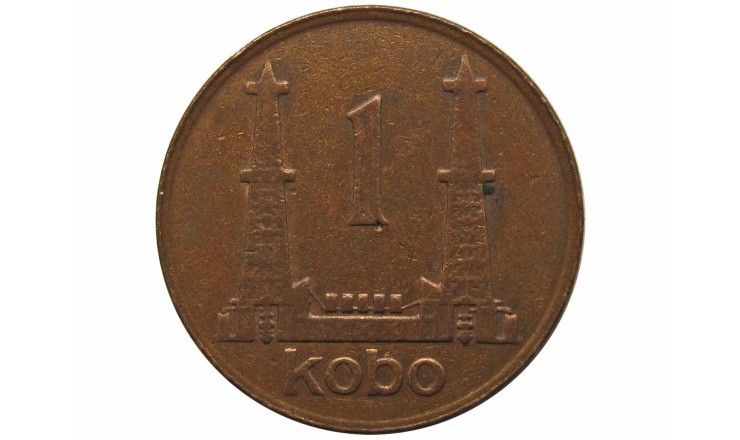 Нигерия 1 кобо 1974 г.