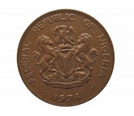 Нигерия 1 кобо 1974 г.