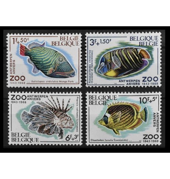 Бельгия 1968 г. "Рыбы" Бельгия 1968 г. "Рыбы"