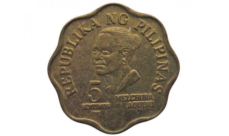 Филиппины 5 сентимо 1982 г.
