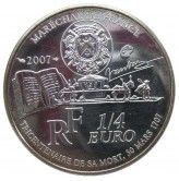 Франция 1/4 евро 2007 г. (Себастьен де Вобан)