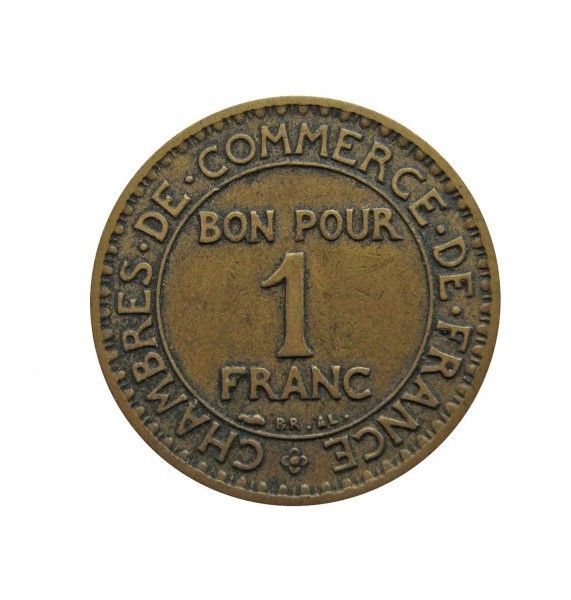 Франция 1 франк 1924 г.