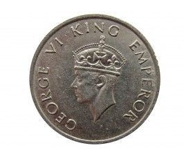 Индия 1/2 рупии 1946 г.