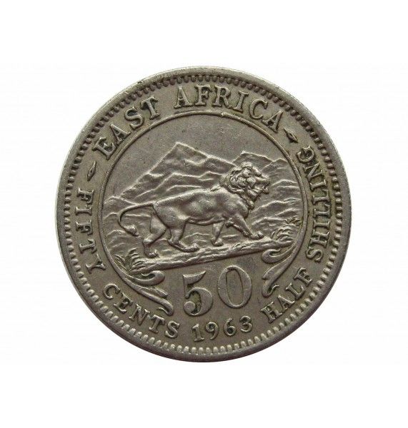 Британская Восточная Африка 50 центов 1963 г.
