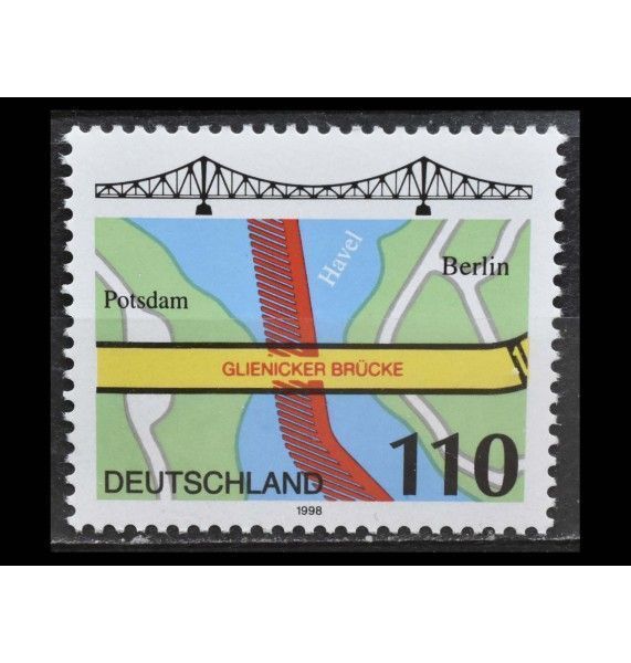 ФРГ 1998 г. "Глиникский мост"