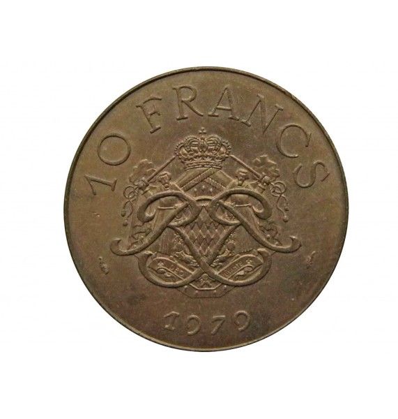 Монако 10 франков 1979 г.