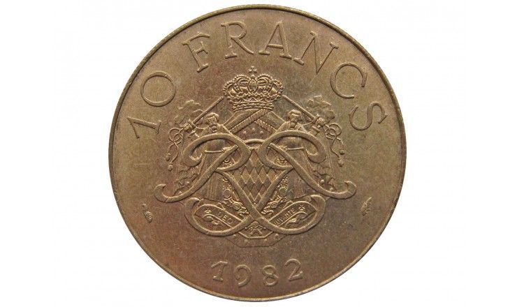 Монако 10 франков 1982 г.