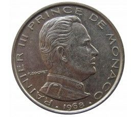Монако 1 франк 1968 г.
