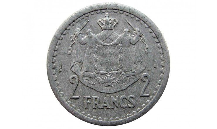 Монако 2 франка 1943 г.