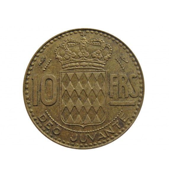 Монако 10 франков 1950 г.