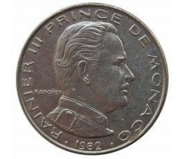 Монако 1/2 франка 1982 г. Монако 1/2 франка 1982 г.