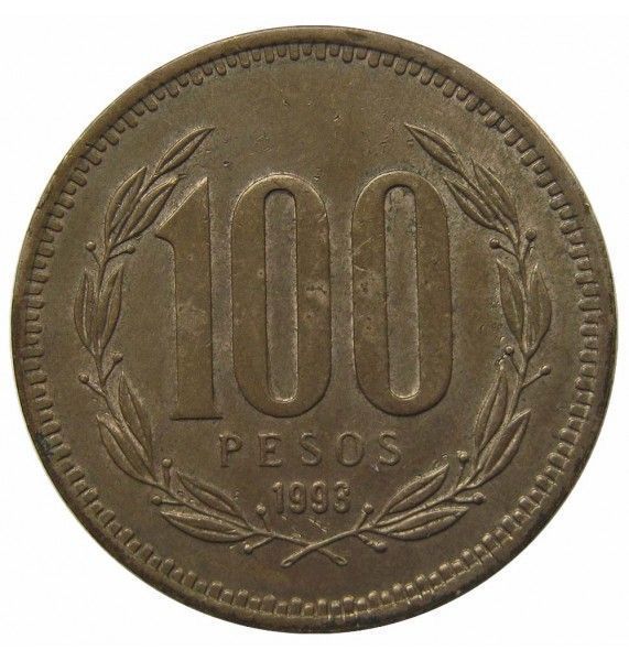 Чили 100 песо 1993 г.