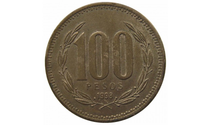 Чили 100 песо 1993 г.