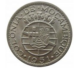 Мозамбик 1 эскудо 1951 г.