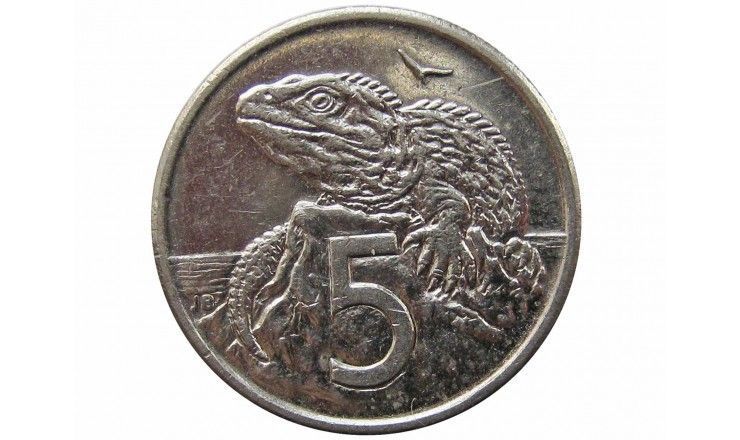 Новая Зеландия 5 центов 2000 г.