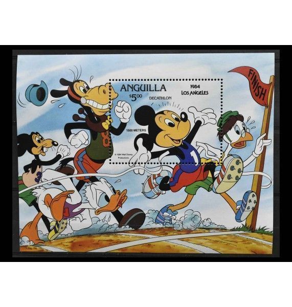 Ангилья 1984 г. "Дисней: Летние Олимпийские игры 1984, Лос-Анджелес" Ангилья 1984 г. "Дисней: Летние Олимпийские игры 1984, Лос-Анджелес"