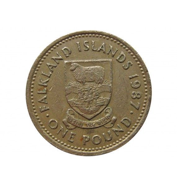Фолклендские острова 1 фунт 1987 г.