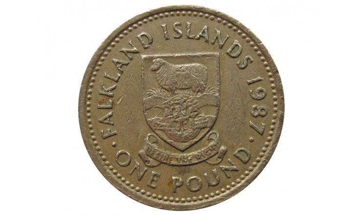 Фолклендские острова 1 фунт 1987 г.