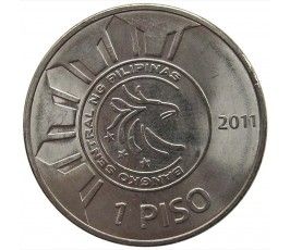 Филиппины 1 песо 2011 г. (150 лет со дня рождения Хосе Ризала)