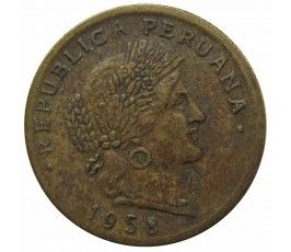 Перу 20 сентаво 1958 г. Перу 20 сентаво 1958 г.