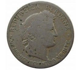 Перу 20 сентаво 1920 г.