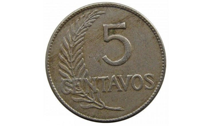 Перу 5 сентаво 1919 г.