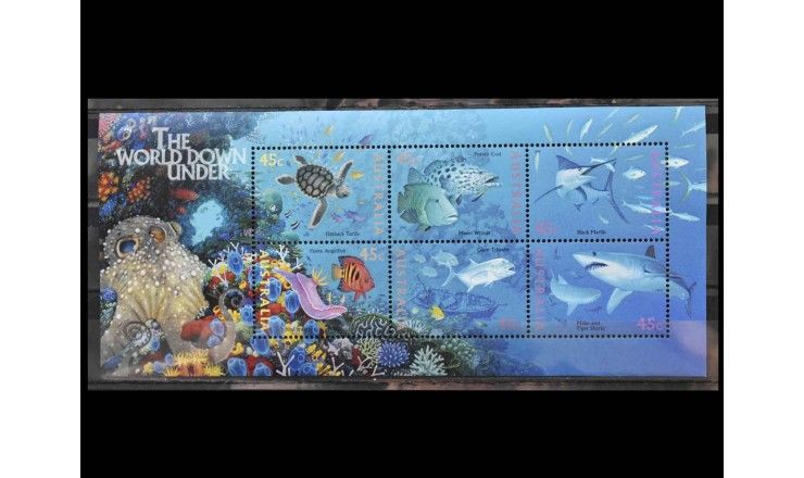 Австралия 1995 г. "Морская жизнь"