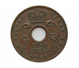 Британская Восточная Африка 5 центов 1957 г. H