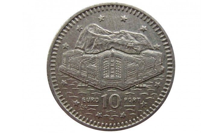 Гибралтар 10 пенсов 1998 г. AA