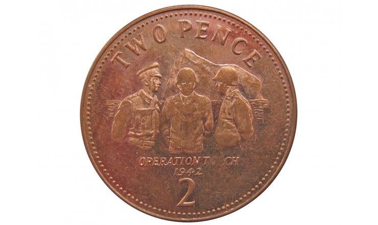 Гибралтар 2 пенса 2013 г.