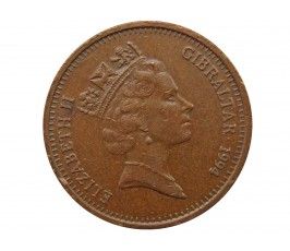 Гибралтар 2 пенса 1994 г. AA