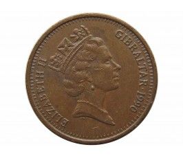 Гибралтар 2 пенса 1990 г. AB