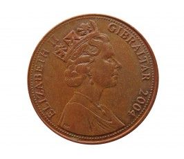 Гибралтар 2 пенса 2004 г. (300 лет захвату Гибралтара)