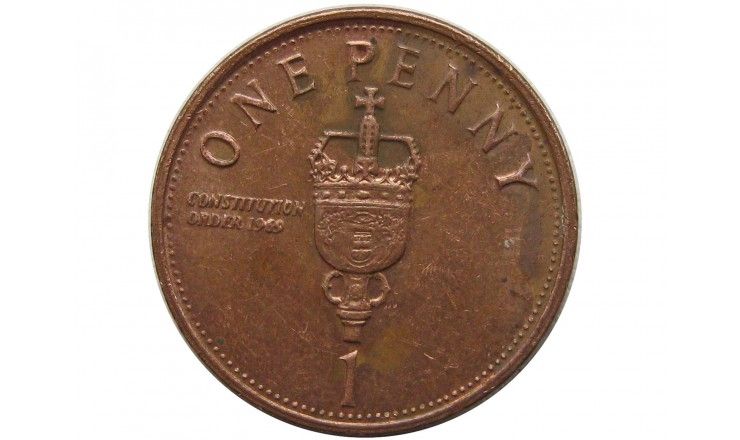 Гибралтар 1 пенни 2007 г.