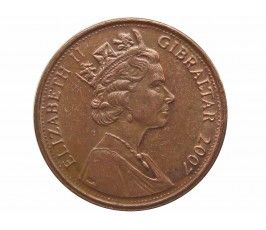 Гибралтар 1 пенни 2007 г.