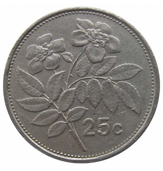 Мальта 25 центов 1993 г.