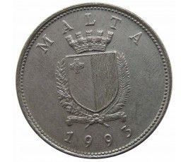 Мальта 25 центов 1993 г. Мальта 25 центов 1993 г.