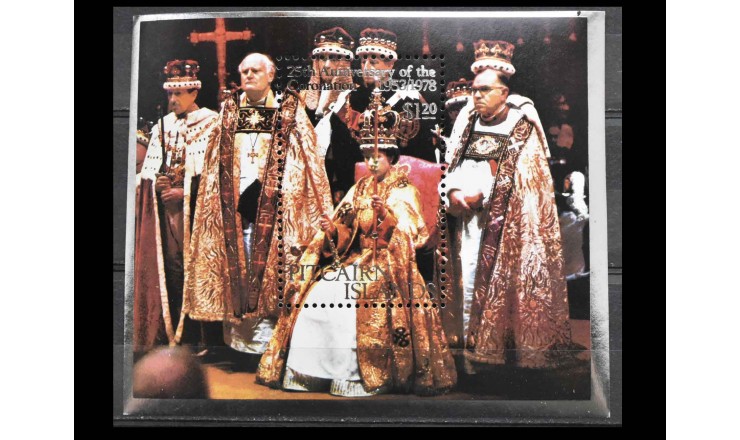 Острова Питкэрн 1978 г. "25 лет коронации Королевы Елизаветы II" Острова Питкэрн 1978 г. "25 лет коронации Королевы Елизаветы II"