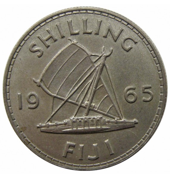 Фиджи 1 шиллинг 1965 г.