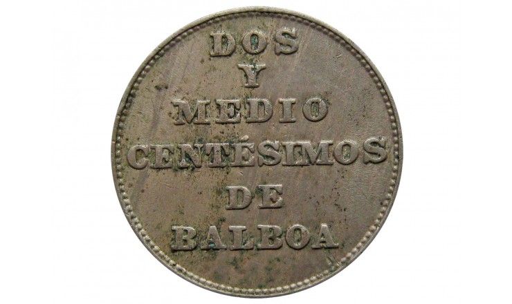 Панама 2 1/2 сентесимо 1940 г.