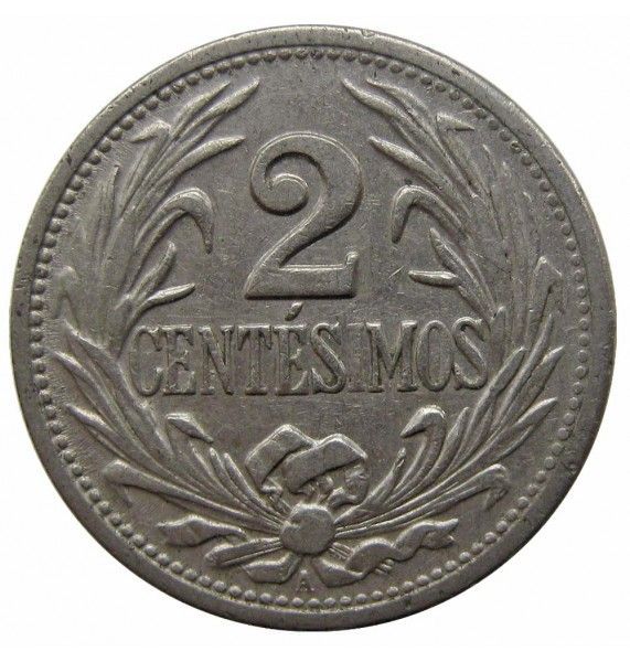 Уругвай 2 сентесимо 1936 г.