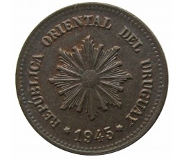 Уругвай 2 сентесимо 1945 г. Уругвай 2 сентесимо 1945 г.