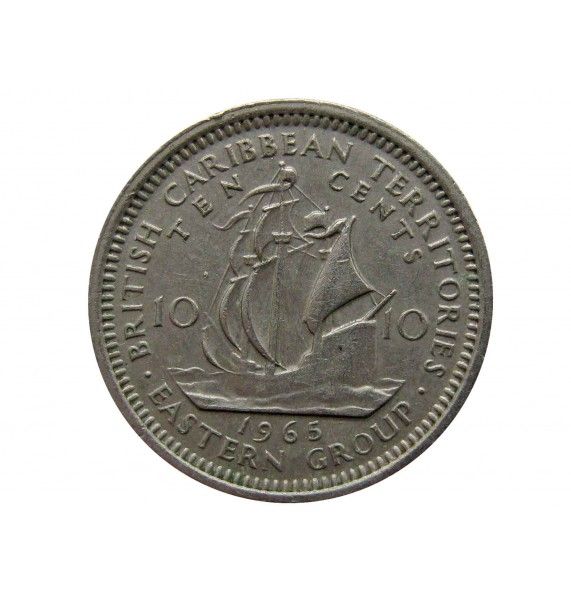 Восточно-Карибские территории 10 центов 1965 г.