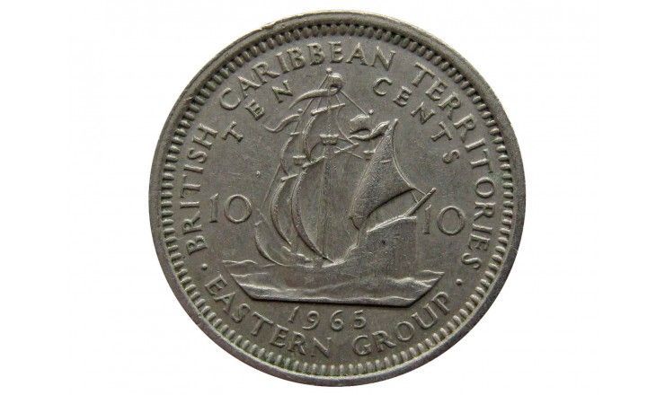 Восточно-Карибские территории 10 центов 1965 г.