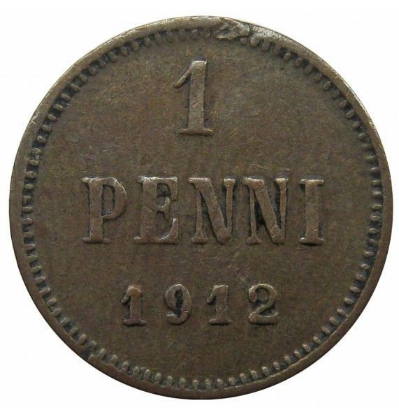 Финляндия 1 пенни 1912 г.