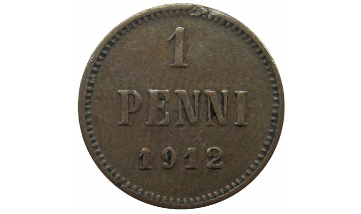 Финляндия 1 пенни 1912 г. Финляндия 1 пенни 1912 г.