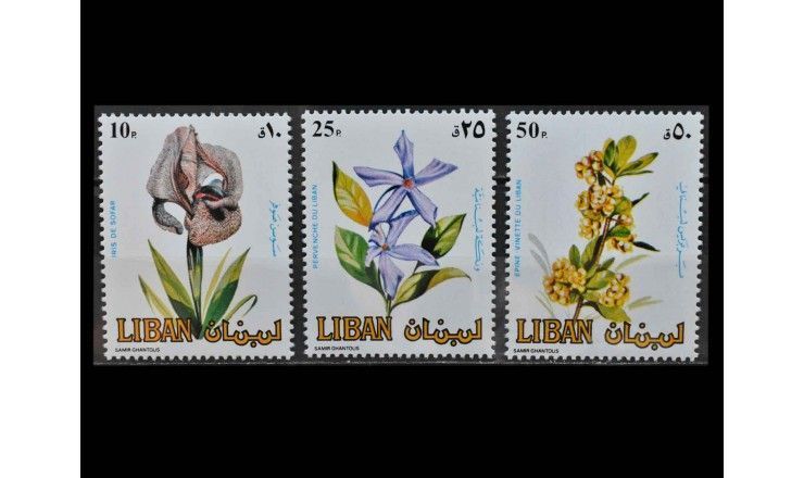 Ливан 1984 г. "Цветы"